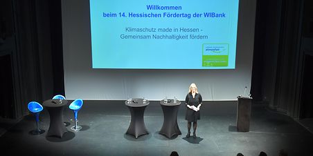 Der Tag stand unter dem Thema Klimaschutz made in Hessen. Gemeinsam Nachhaltigkeit fördern.